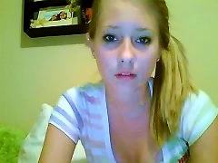 Gorgeous Blonde Teen  In A Sexy Webcam Vid Porn Videos