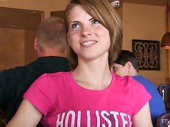 Aubrey Has Nothing To Do But Show Her Tits In The Street! Porn Videos